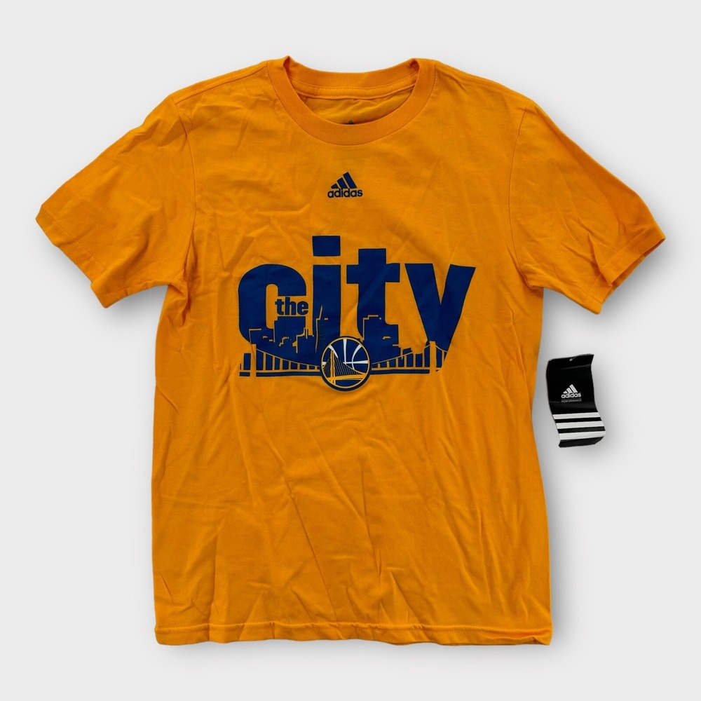 Adidas Golden State T Shirt Youth Medium Boys San Francisco‎ The City Tee NWT